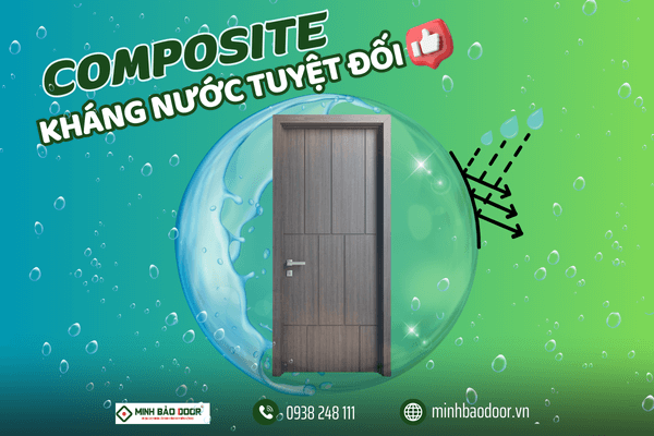 Cửa nhựa composite và những điều bạn chưa biết - Cửa nhựa composite có khả năng chống nước không?