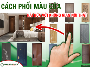 4 Cách Phối Màu Cửa Nhựa Composite Hài Hòa Với Không Gian Nội Thất