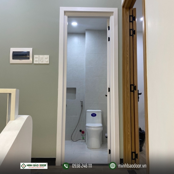 thi công cửa gỗ nhựa composite tại Bình Tân