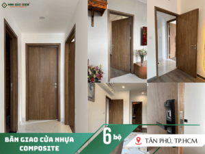 Bàn giao dự án 6 bộ cửa nhựa composite tại Tân Phú | CĐT: Anh Thanh