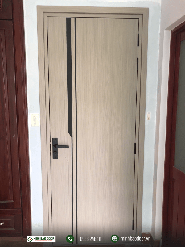 Cửa nhựa composite tại Bình Tân sau khi hoàn thiện lắp đặt