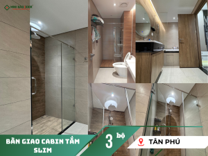 Thi công 3 vách tắm kính tại căn hộ Tân Phú | CĐT: Anh Thanh