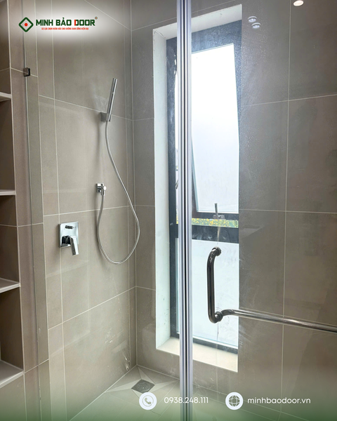 thi công cabin tắm slim cho biệt thự