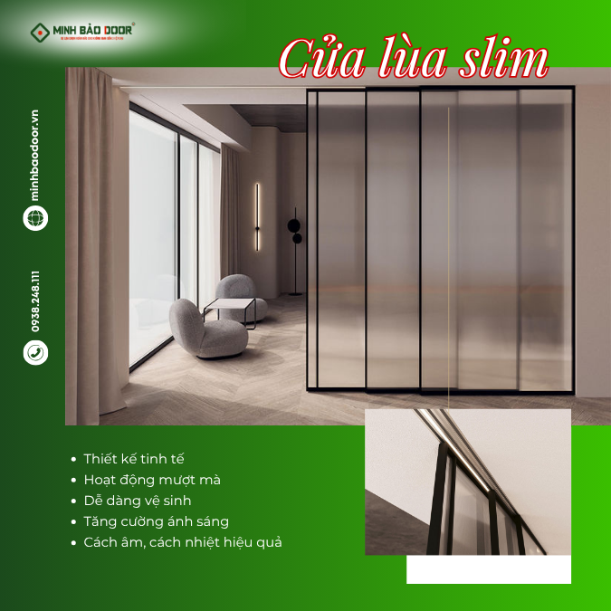 Báo giá cửa nhôm Slim Cà Mau