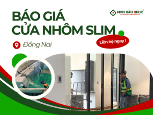 Báo giá cửa nhôm slim Đồng Nai – Giải pháp phân chia không gian hoàn hảo