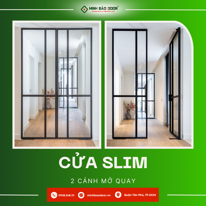 Giá cửa nhôm slim Gia Lai cập nhật mới nhất
