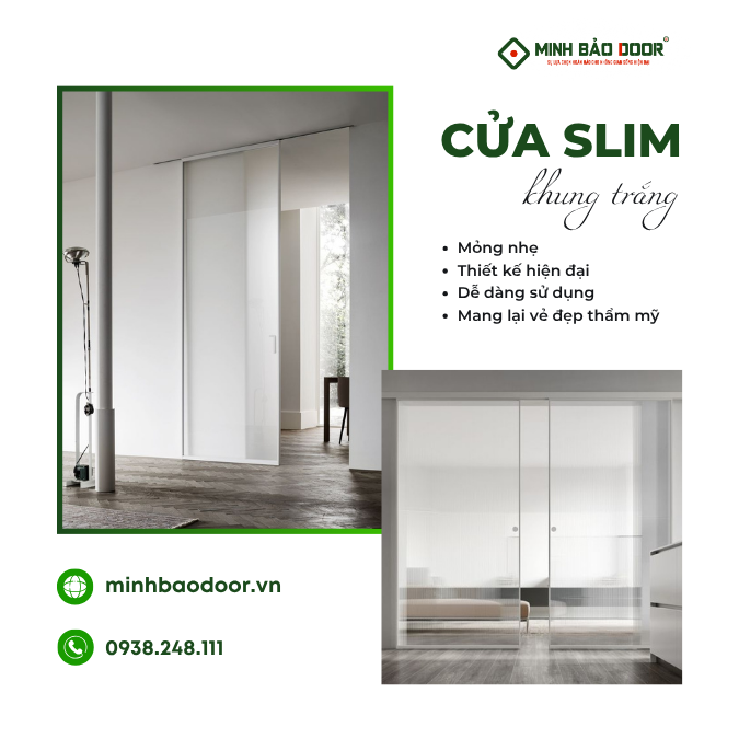 Cập nhật giá cửa nhôm slim Khánh Hòa mới nhất