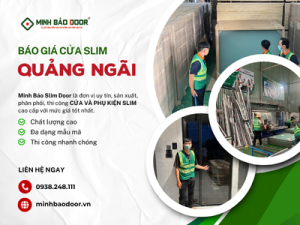 Báo giá cửa nhôm slim Quảng Ngãi – Giải pháp cho không gian nhà ở hoàn hảo