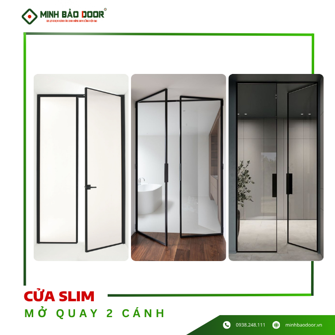 Báo giá cửa nhôm slim Quảng Ngãi