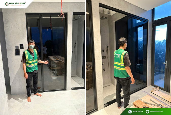 Báo giá cửa nhôm slim Quảng Ngãi