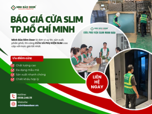 Bảng giá cửa nhôm slim Hồ Chí Minh – Thi công lắp đặt trọn gói