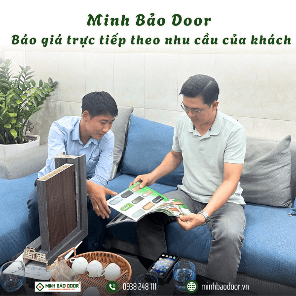 Minh Bảo Door báo giá trực tiếp theo nhu cầu của khách hàng