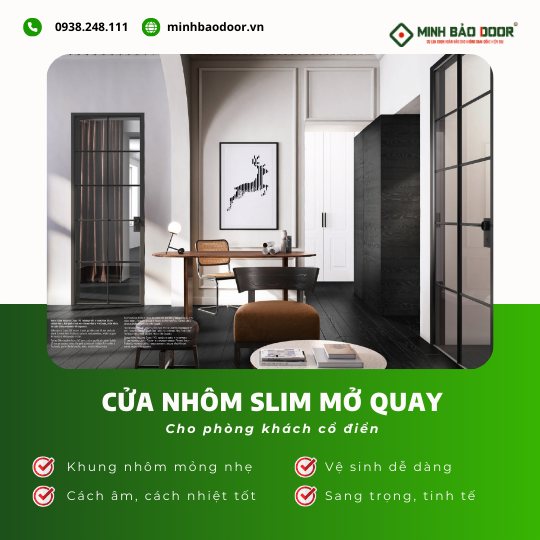 Giá cửa nhôm slim Phú Thọ cập nhật mới nhất