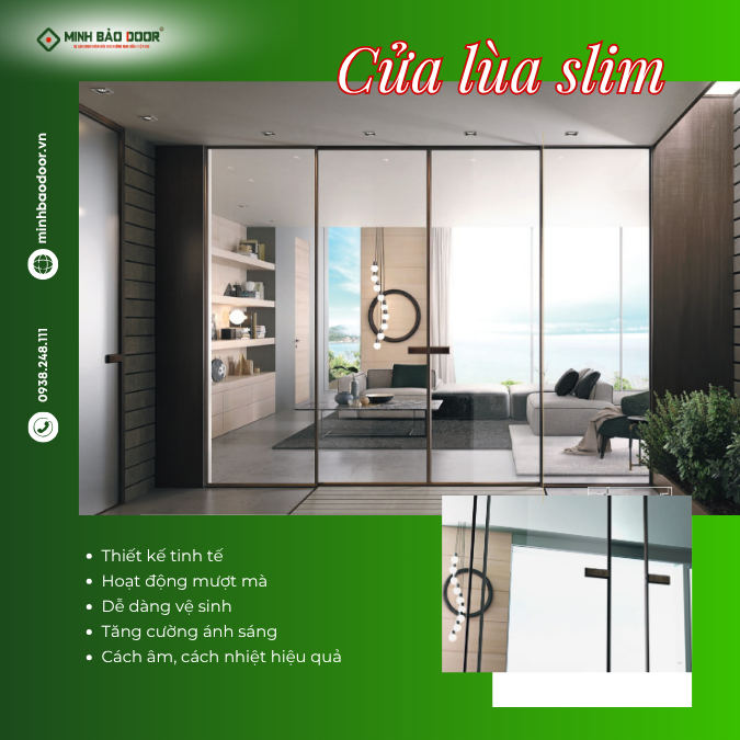 Giá Cửa Nhôm Slim Thanh Hóa