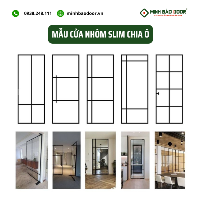 Giá cửa nhôm slim Hưng Yên mới nhất