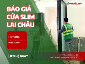 Báo giá cửa nhôm slim Lai Châu – lựa chọn thông phòng hoàn hảo