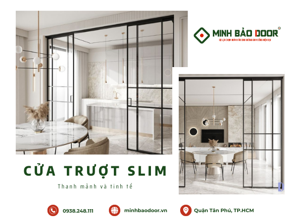 Báo giá cửa nhôm slim Cao Bằng cập nhật mới nhất