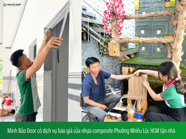 Minh Bảo Door cung cấp dịch vụ báo giá tận nhà hoàn toàn miễn phí