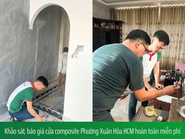 Minh Bảo Door khảo sát, báo giá cửa nhựa composite Phường Xuân Hòa HCM miễn phí