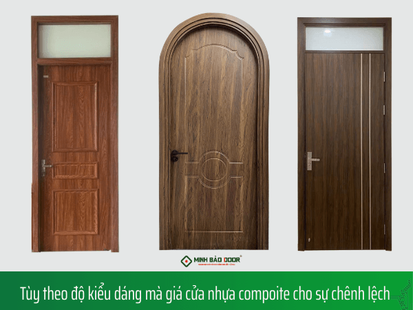 Thiết kế cửa ảnh hưởng đến fiá cửa composite Phường Xuân Hòa HCM miễn phí