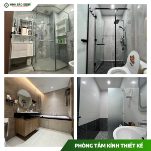 Phòng tắm kính – Thiết kế theo yêu cầu