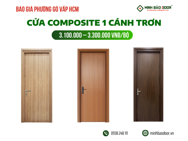 Giá cửa composite phường Gò Vấp HCM hiện tại bao nhiêu