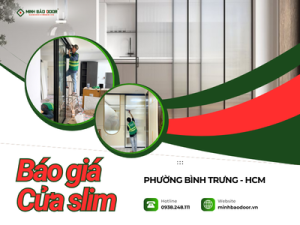 Báo giá cửa slim phường Bình Trưng HCM