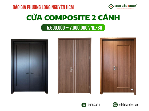 Báo giá cửa composite phường Long Nguyên HCM