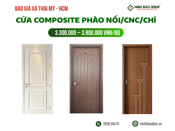 Báo giá cửa composite xã Thái Mỹ HCM